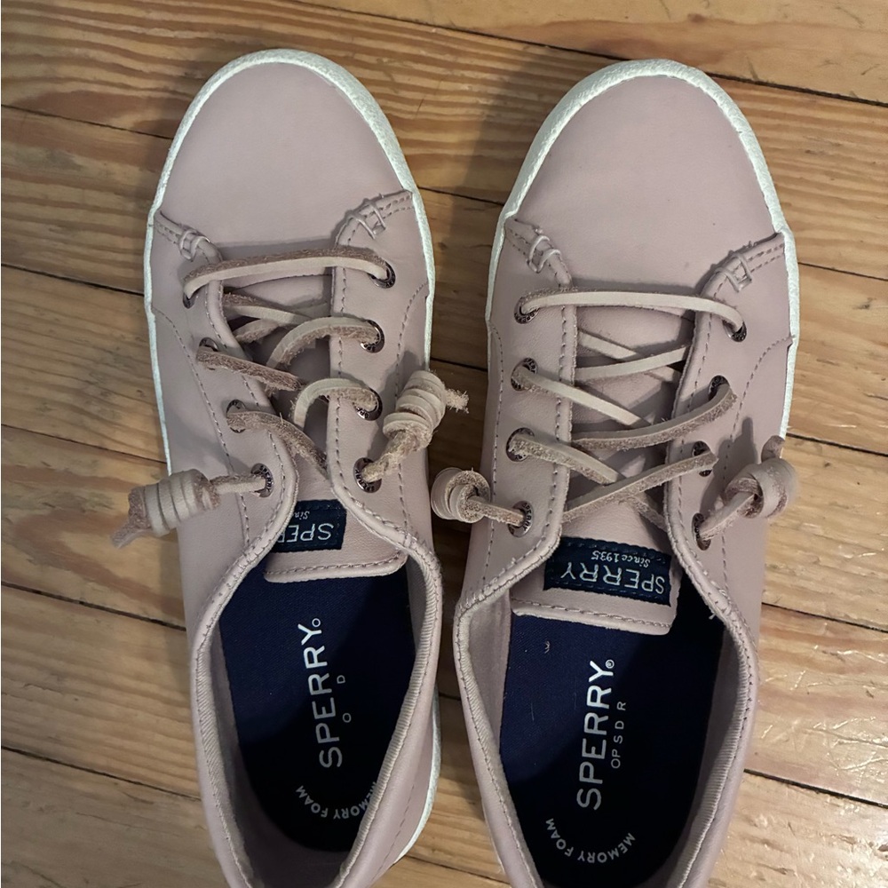 Sperry Pink Sneakers Canvas Low-Top